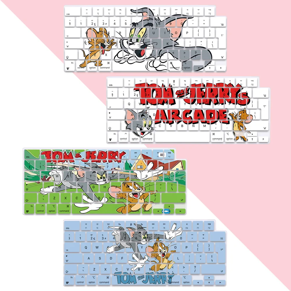 Мягкий силиконовый чехол для клавиатуры J-Jerrys Macbook pro 14 M1 M2 M3 A2485 A2779 A2780 A2991 Air A2681