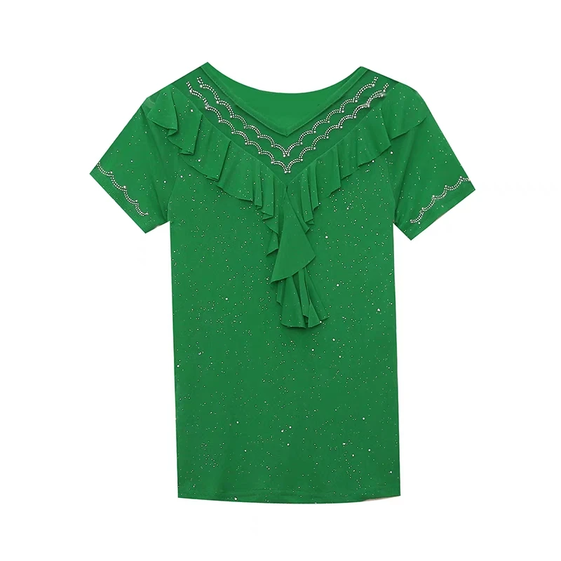 Женская Сетчатая футболка с коротким рукавом облегающая эластичная Футболка