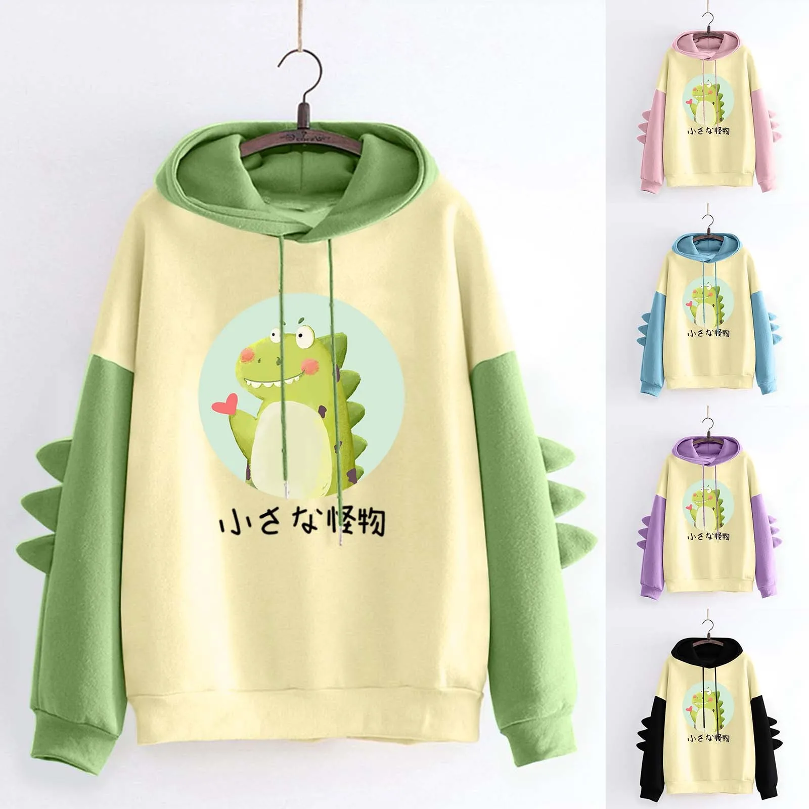 

Женский флисовый пуловер с капюшоном и длинным рукавом