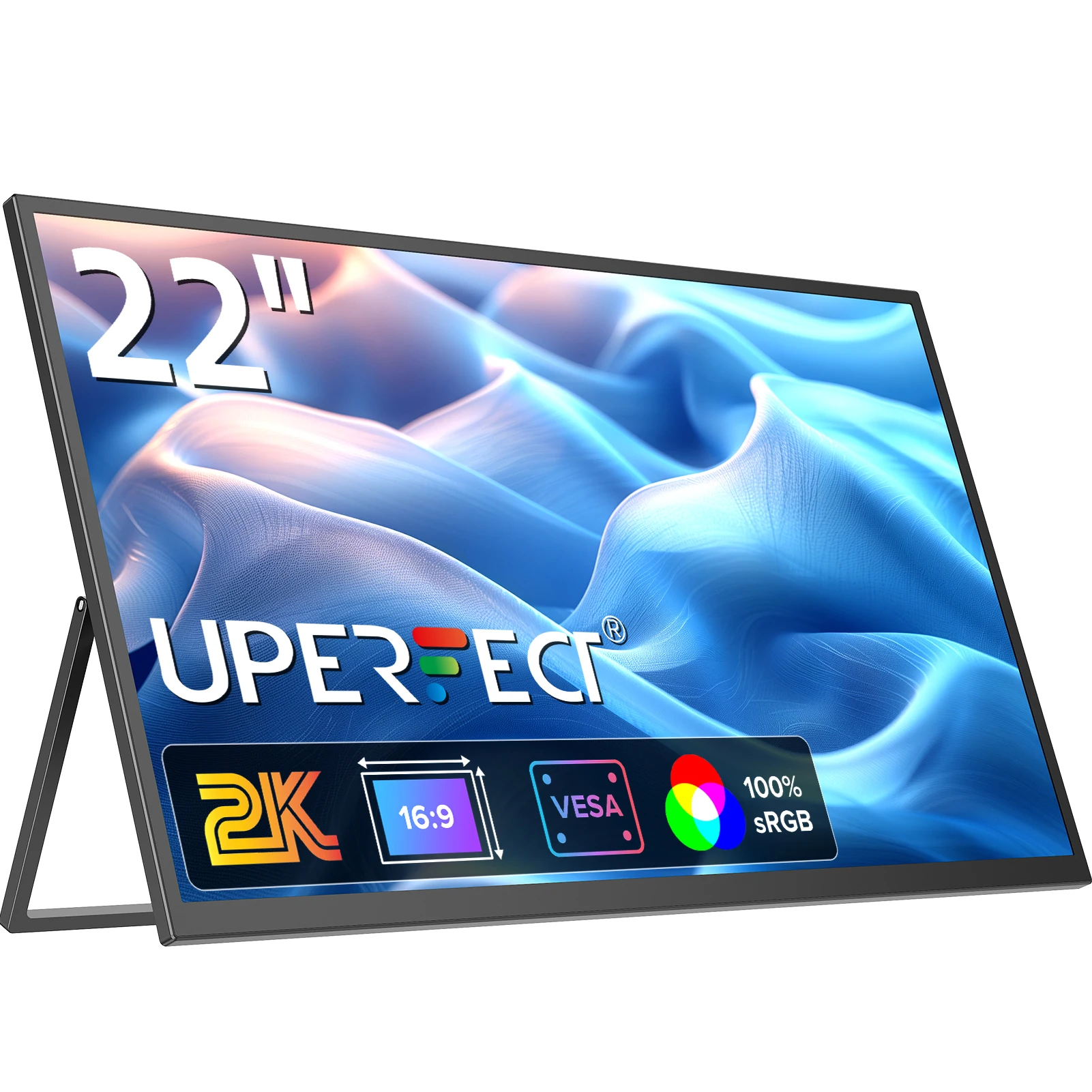 UPERFECT UMax 22 Компьютерный дисплей 22-дюймовый монитор 2K 1440P 100% ...