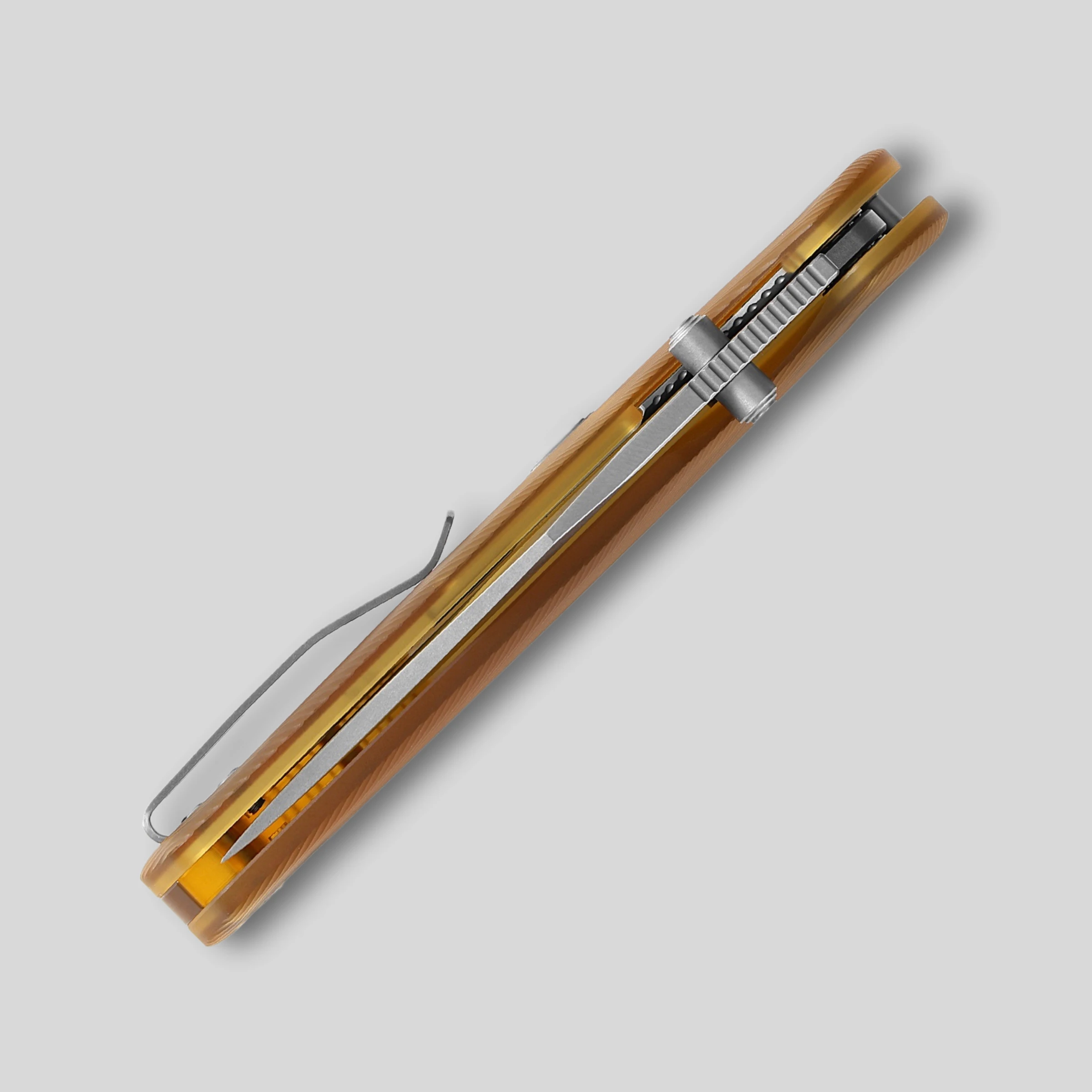Фото Складной карманный нож CMBMADEKNIVES CMB Lucky 14C28N из стали с рукоятью из PEI для кемпинга, EDC, модель CMB-21E №4