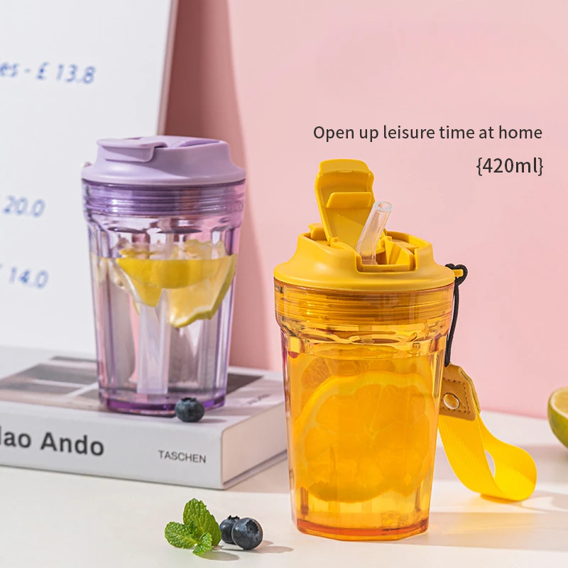 Кофейная чашка Coca Cola портативная соломенная детская для воды летняя Красивая