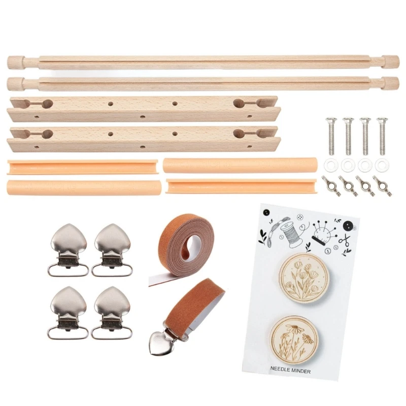 

Stitch Frame, Beech-Wood Quilt Frame Needlepoint Holder Floor Table Stand