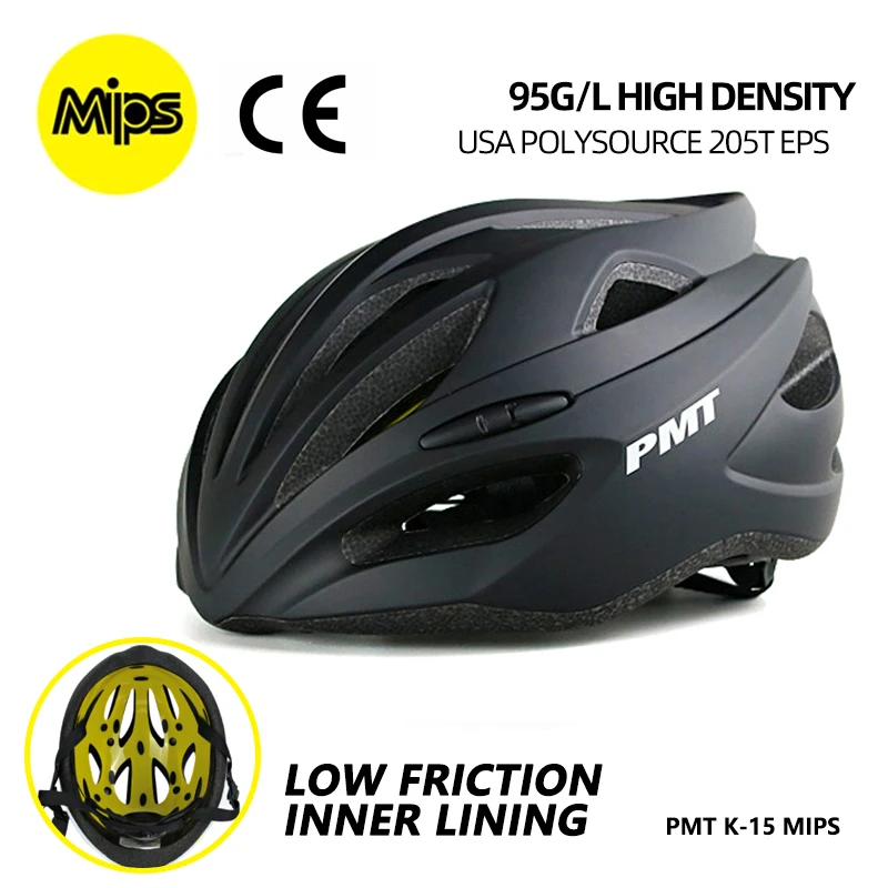 2022 PMT MIPS Road Bicycle Helmet Ultralight Cycling Helmet Aero Multiple-direction Impact Protection
