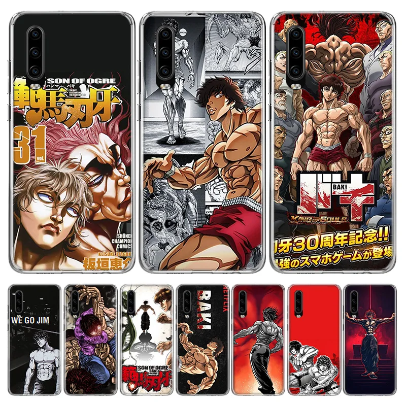 Оригинальный аниме чехол Baki the Grappler для телефона Huawei P30 Lite P40 P20 P10 Mate 10 20 Pro P Smart Z 2019 Y5