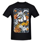 Японский костюм для мобильного телефона Ukiyoe, женская футболка с крыльями Gundam, футболка с коротким рукавом в стиле Харадзюку, футболка из хлопка, брендовая футболка