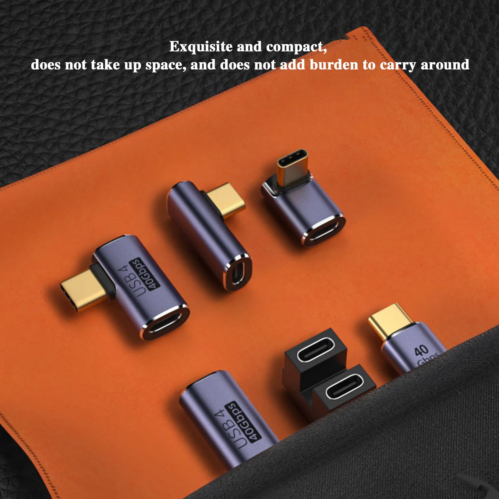 USB Type C адаптер 4.0 конвертер Папа-мама 100 Вт Быстрая зарядка 40 Гбит/с быстрая