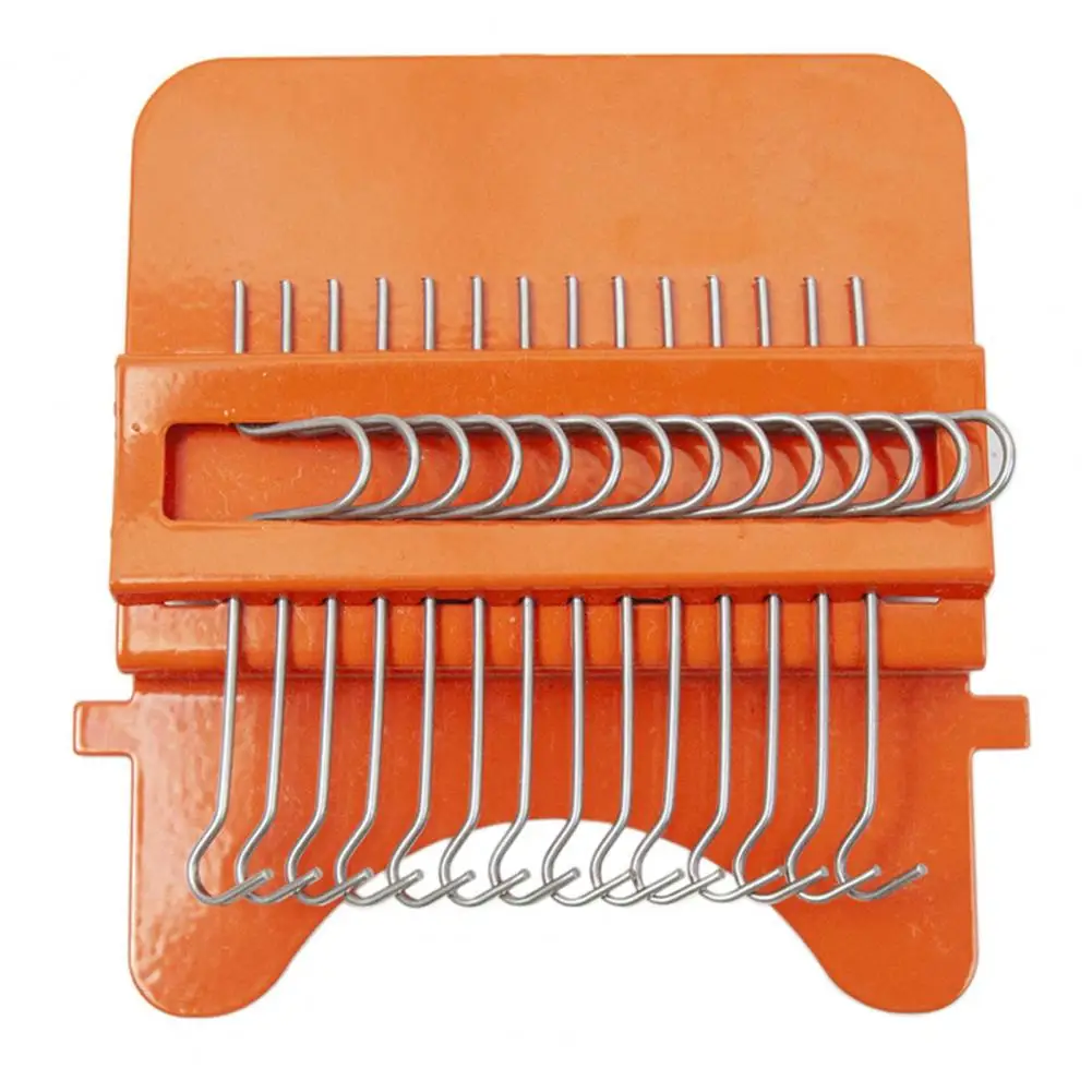 

Promotes Creativity Tool Quick Easy Diy Repair Tool for Clothes Darning Mini Loom with 14 Hooks for Art Craft Lovers Beginners