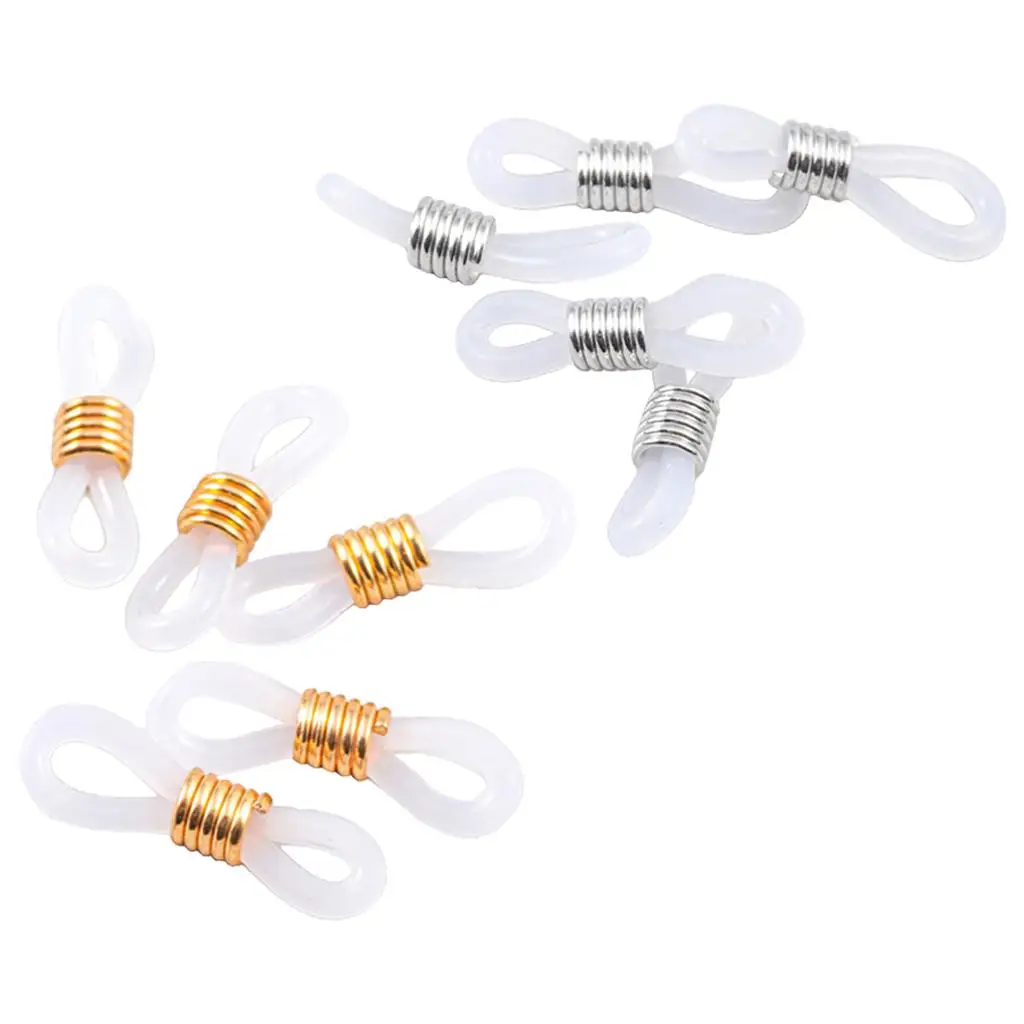 100 шт. цепочка для очков соединитель концы силиконовый ремешок держатель цепь |