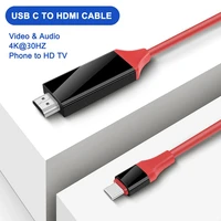 type c to hdmi compatible adapter 10gbps 4k30hz converter cable for computer notebook usb 3 1 samsung galaxy s21 s20 ultra