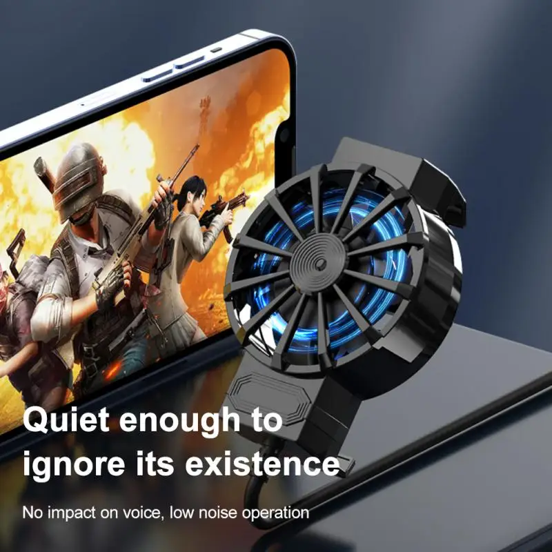 

Universal Cellphone Cooling Fan Radiator Mobile Phone Cooler X16 for PUBG Game Cool Heat Sink for Huawei Samsung iPhone Xiaomi
