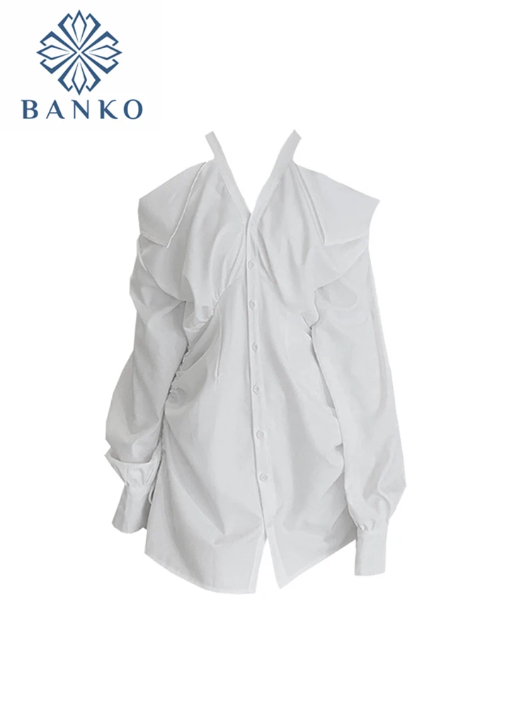 

Women Mini Dresses 2022 Summer Sexy Halter Off Shoulder Long Sleeve Casual V Neck Solid Sundress Fashion Bodycon Party Vestido