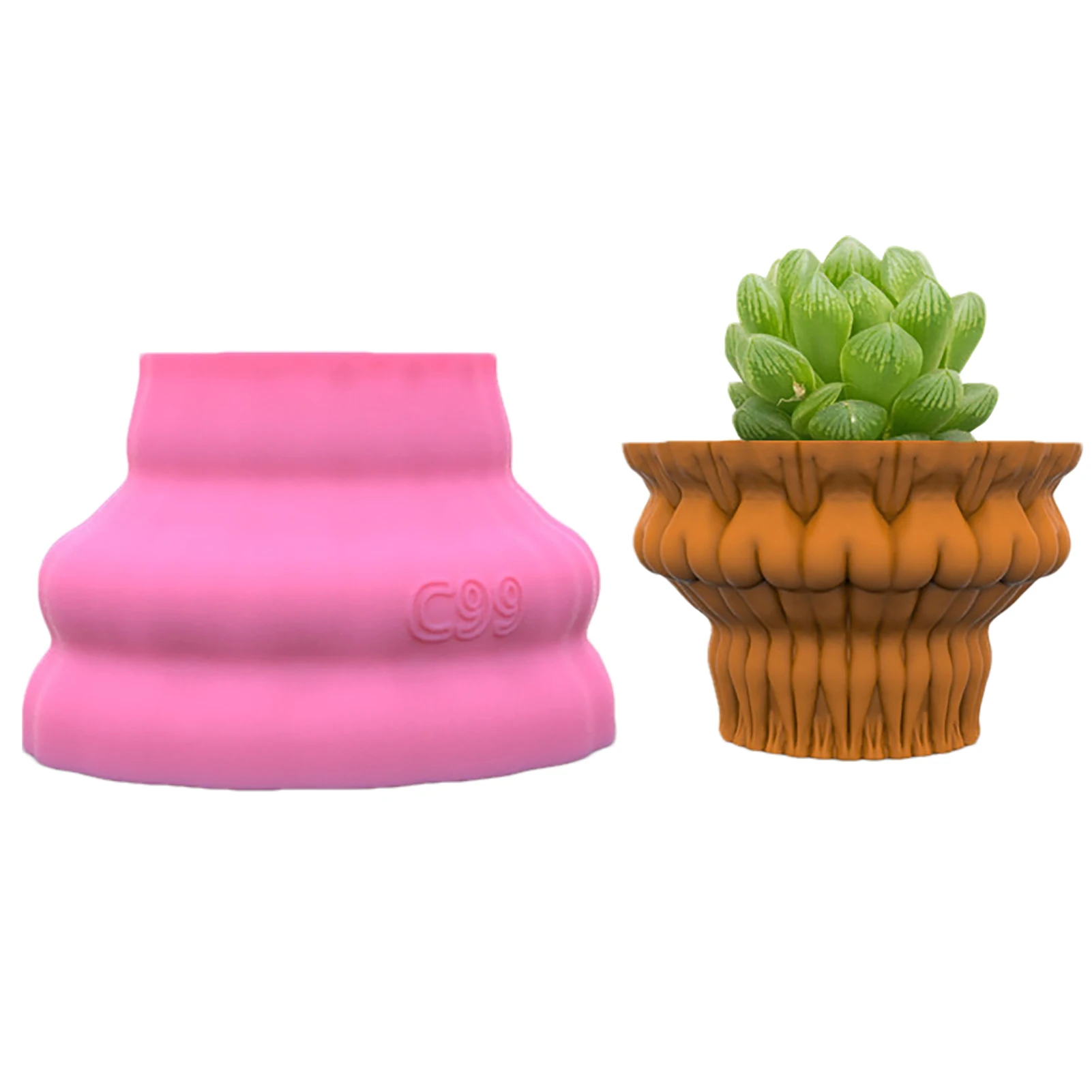 

Concrete Plant Mold Molds For Succulent Plants Cement Molds Candle Holder Mold Concrete Planter Vase Gypsum Art Crafts Home