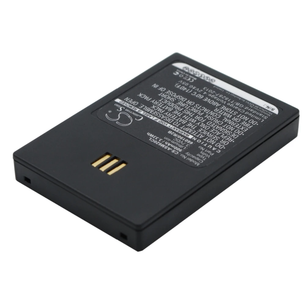 Фото Литий-ионный аккумулятор для Ascom 3.7В 900мАч. Совместимые модели: i62, i62 Messenger, i62 Protector, i62 Talker, D62, 9D62. №3