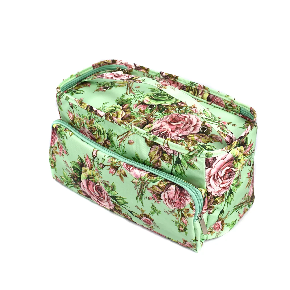 

Knitting Yarn Storage Organizer Crochet Tote Tool Project Carrying Holder Hand Needle Canvas Craft Container Needles Handbags