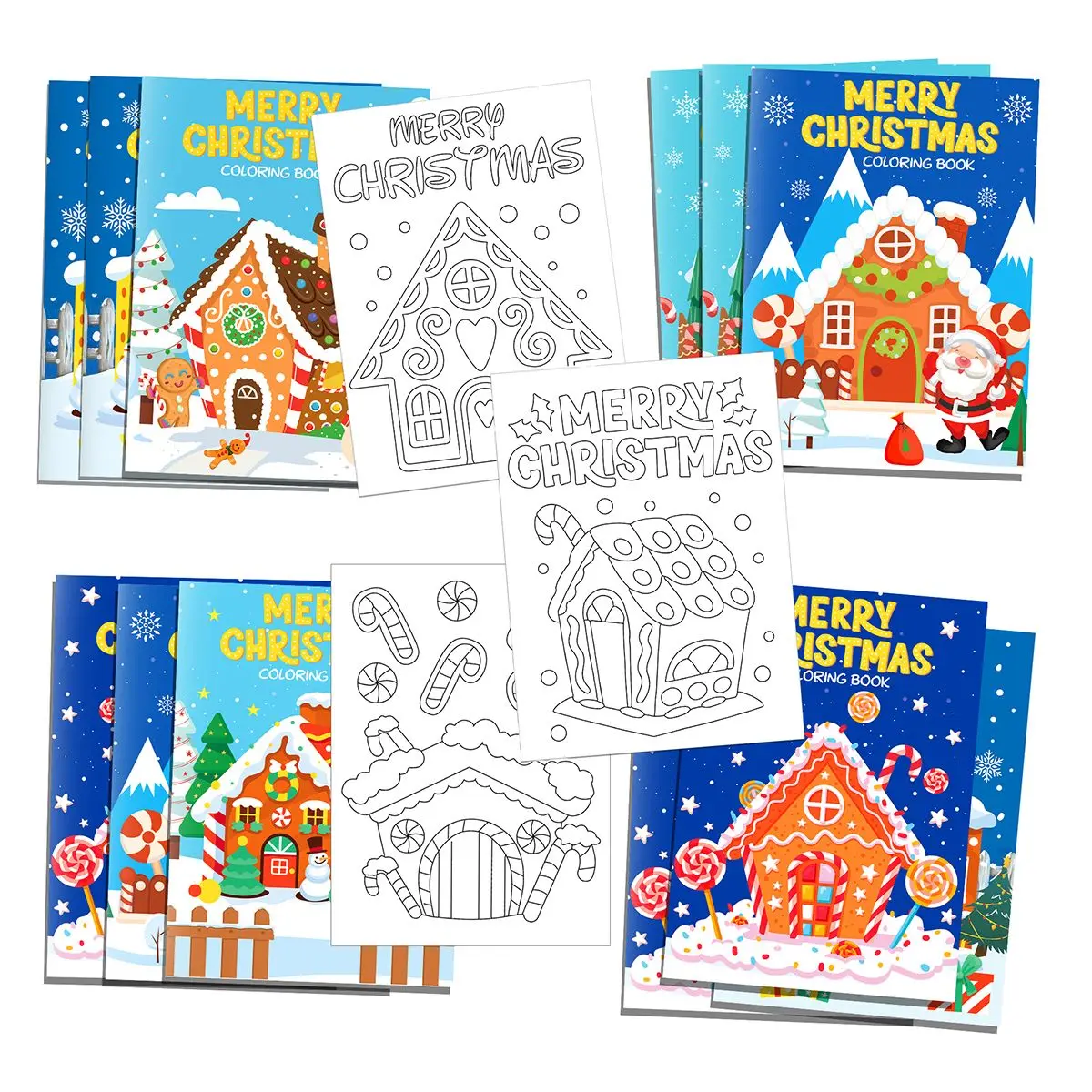 6 шт./набор книжки-раскраски с рисунком