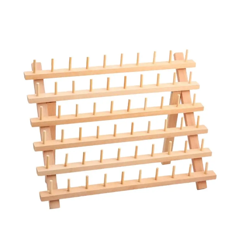 

Yarn Roll Holder for 60 Yarn Roll Sewing Thread Roll Holder Wood Coat Holder