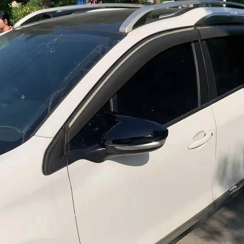 Фото BOMP для Citroen C3 2018 2019 2020 2021 2022 2023 2024 Декоративная накладка на боковое зеркало заднего вида с блестящим черным покрытием под карбон. №2