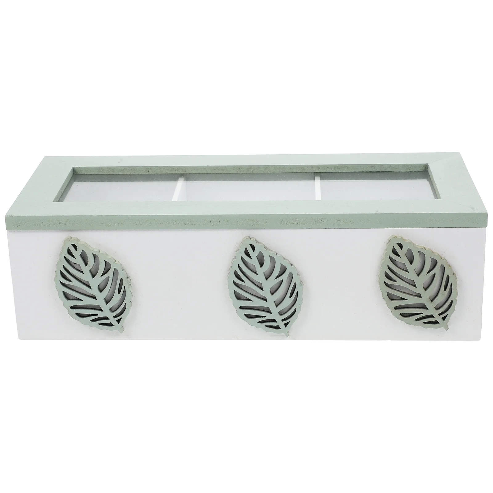 

Tea Bag Holder Tea Bag Storage Case Compartments Wooden Jewelry Storage Box