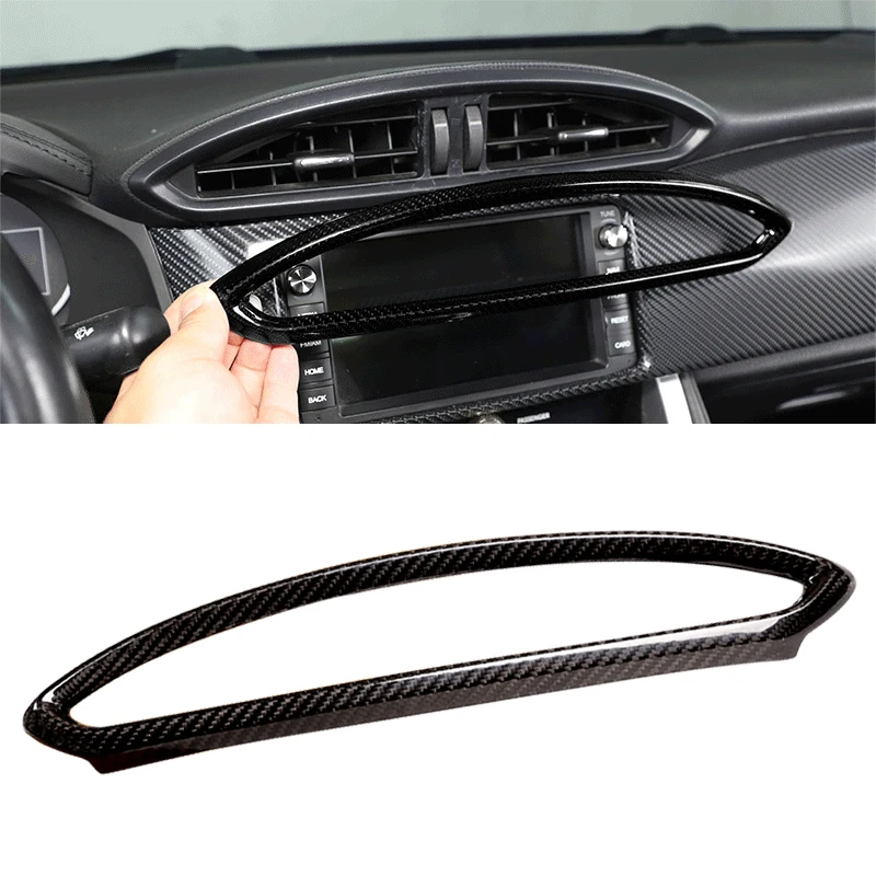 

Black Carbon Fiber Style ABS Car Central Air Vent Outlet Cover Trim Cap Fit for Toyota 86 Scion FR-S Subaru BRZ 2012 2013-2020