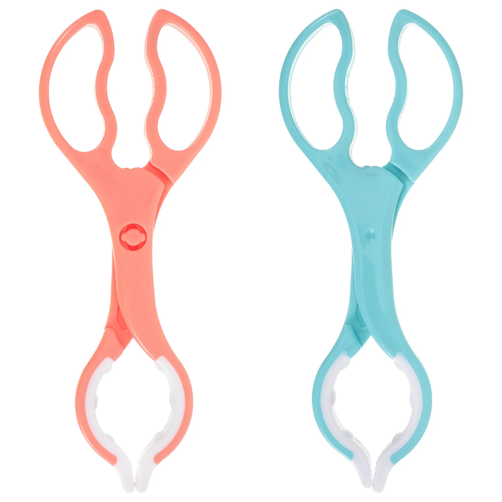 

2 Pcs Baby Clips Anti-scald Sterilized Forceps Detachable Bottle Nursing Pp Dish Tongs Infant Clamp Scalding
