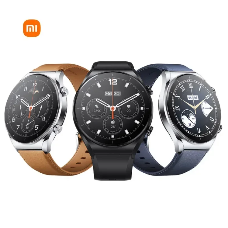 Смарт-часы xiao Mi Watch S1 GPS 1 43 дюйма AMOLED сапфировый дисплей bloo oxyg беспроводная зарядка