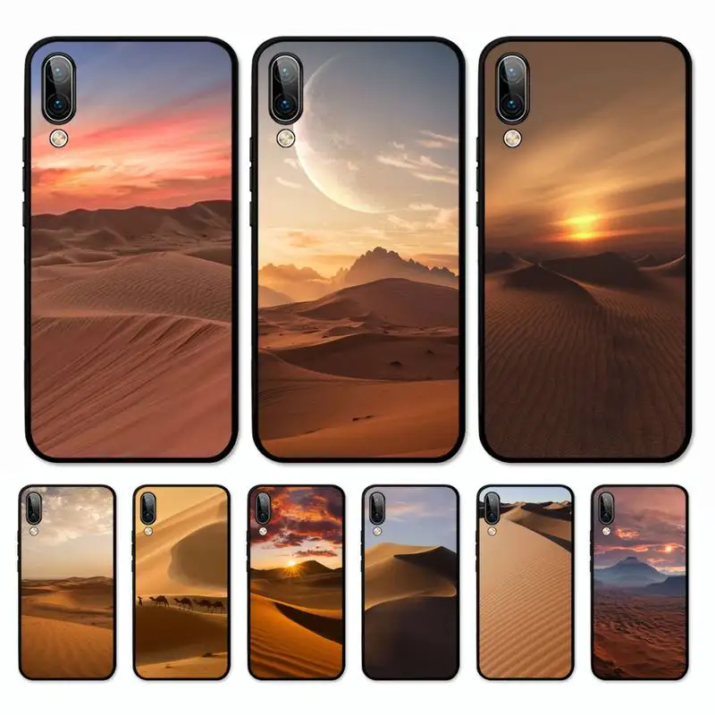 

Barren desert Phone Case for Vivo Y91C Y11 17 19 17 67 81 Oppo A9 2020 Realme c3