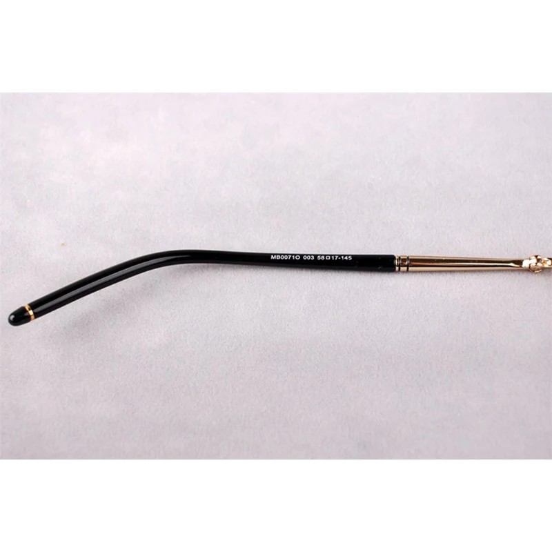 Ретро титановые роскошные очки без оправы в квадратной оправе мужские