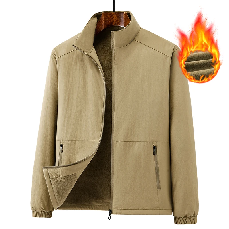 Мужская Длинная ветровка в Корейском стиле повседневная черная большого размера