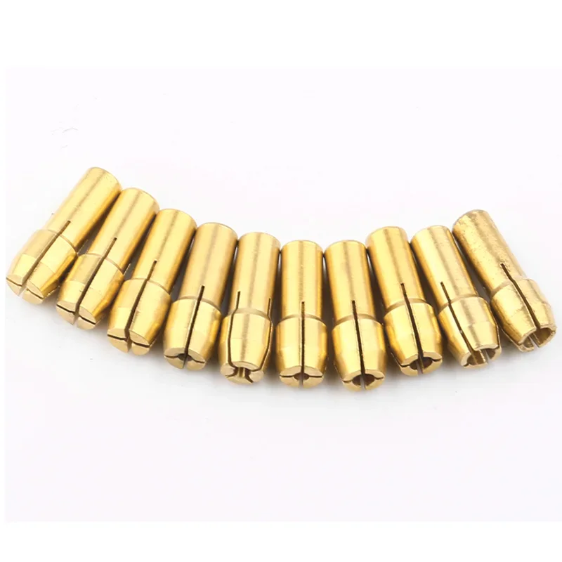 Фото Набор бит 0,5-3,2 мм, мини-дрель, латунная Цанга зажимного патрона, диаметр 4,2/4,3/4,8 мм для вращающихся инструментов Dremel M7/M8 * 0,75 мм, набор аксессуаров для гаек №4