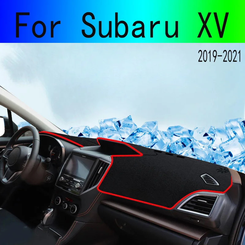 Для Subaru XV 2018 2019 2020 2021 аксессуары для украшения автомобиля крышка приборной панели