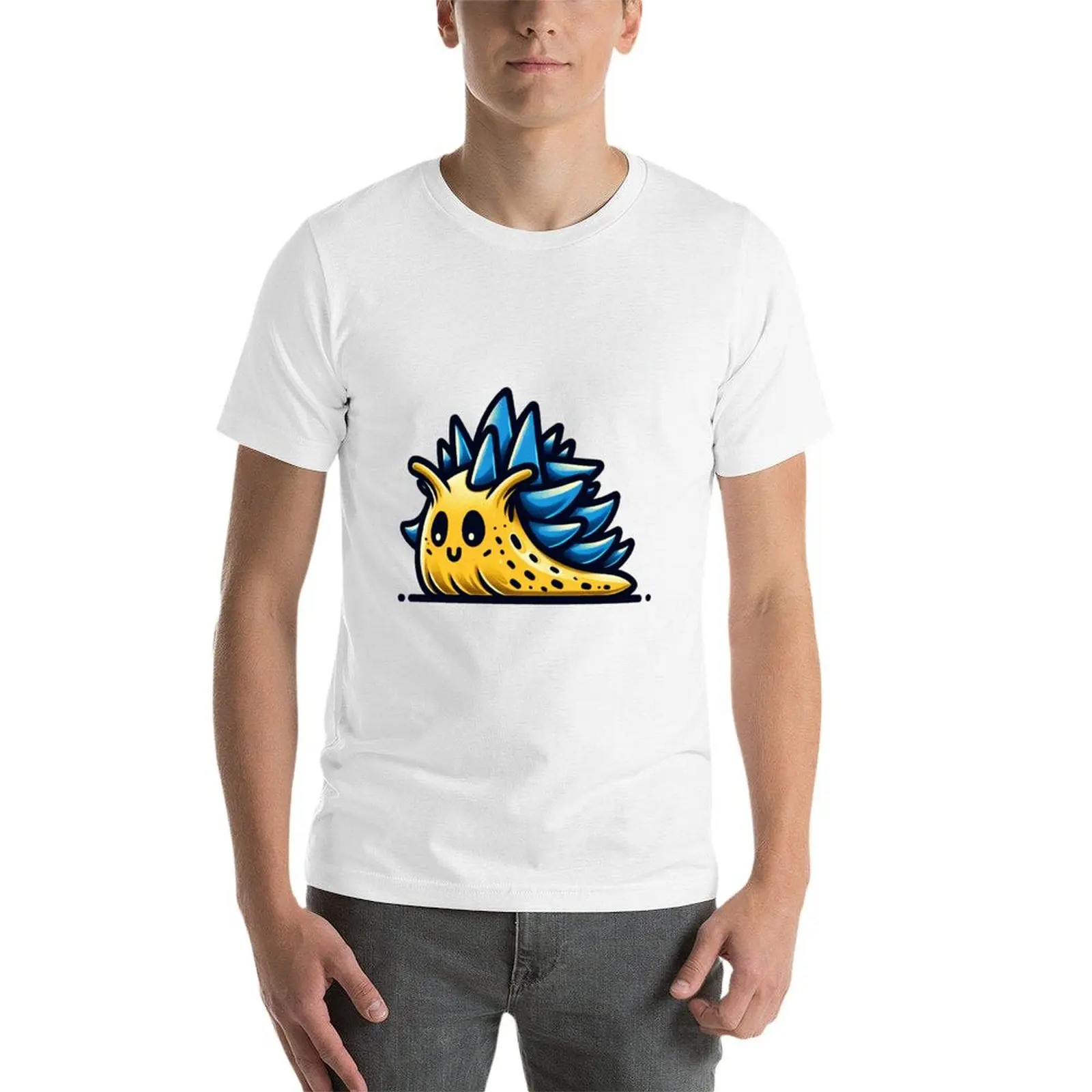 Футболка Doomslug белая одежда в стиле хиппи для мальчиков мужские футболки с