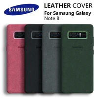 100 brand new genuine original samsung alcantara phone case cover for samsung galaxy note8 note 8 n9500 sm n950f leather case