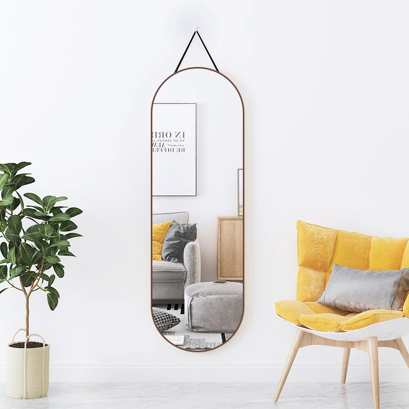 

Full Body Mirror Aesthetic Stamping Plate Vanity Wall Mounted Decorative Wall Mirrors Living Room Miroir Mural Home Decoration