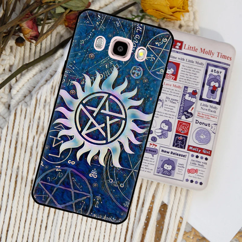 Сверхнатуральный чехол с символом для Samsung A6 A7 A8 A9 J8 2018 A3 A5 J1 2016 J3 J5 J7 2017 J6 J4 Plus |