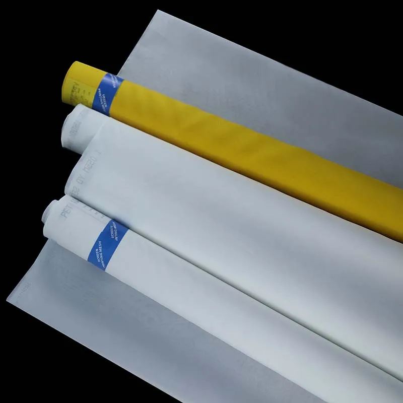 Белая сетка для шелкотрафаретной печати 8T 20, 100% мкм, 10 метров, сетка с низким удлинением, монофиламентная ткань из полиэстера