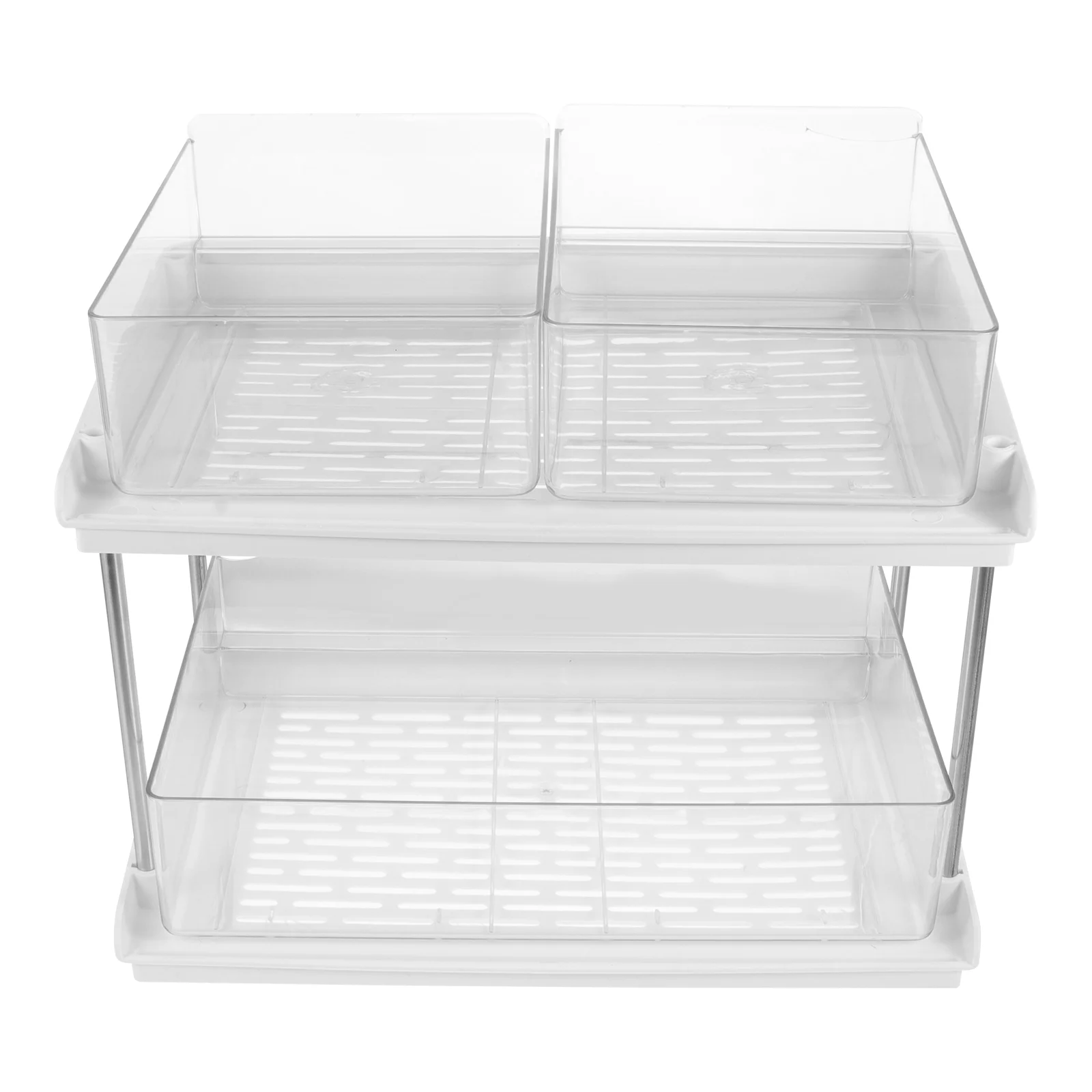 

Double-layer Storage Rack Household Sundries Shelf Bathroom Toiletries Holder