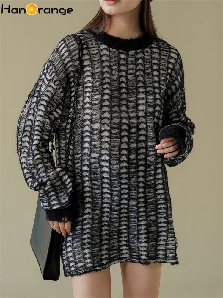 Женский вязаный пуловер HanOrange