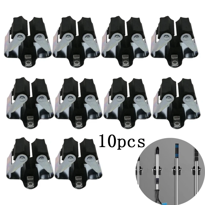 

Держатель для метлы серый+черный