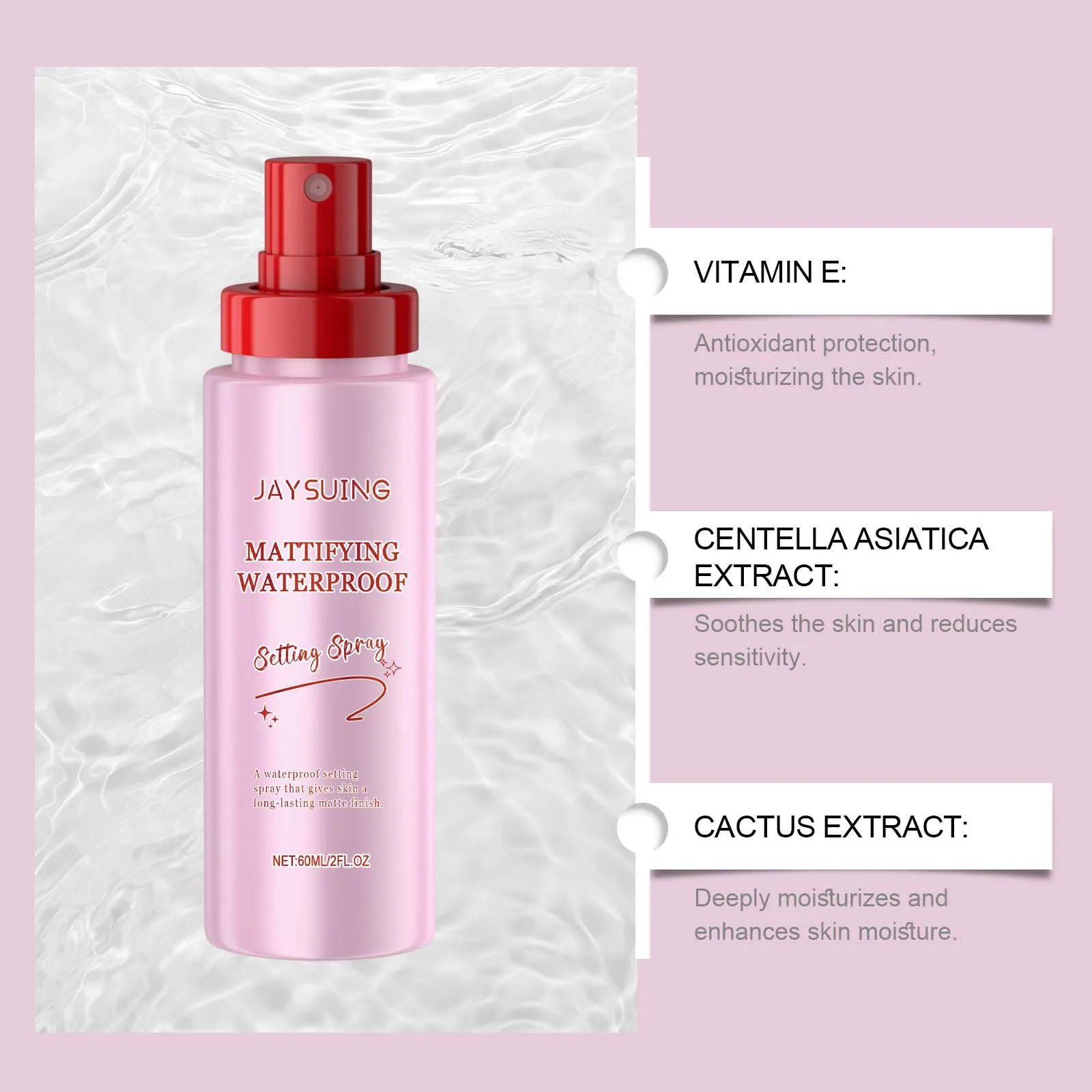 JAYSUING матовый фиксирующий спрей стойкий увлажняющий глянцевый матовая основа для