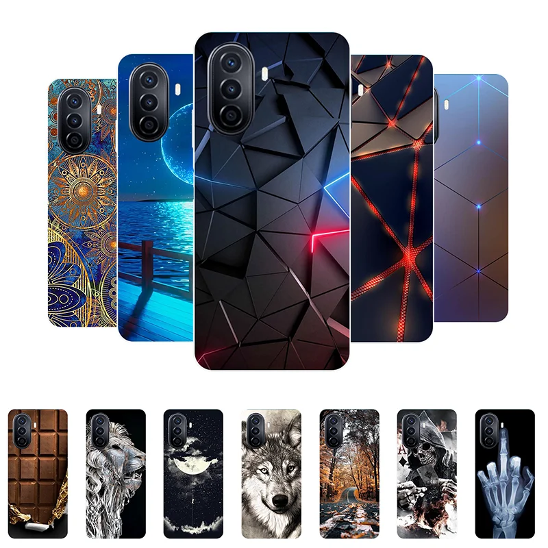 

For Huawei Nova Y70 Plus Case Silicone Back Cover Phone Case for Huawei Nova Y70 Y 70 Plus Soft Case NovaY70 2022 Funda Cartoon