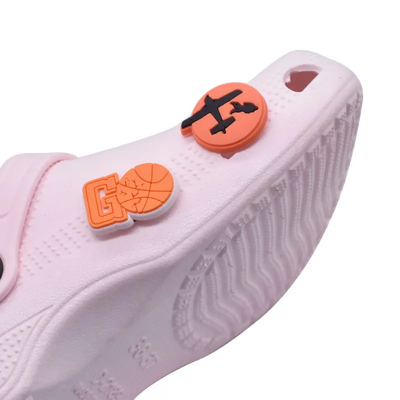 Mixed Random Non-Repeated 10-100Pcs Shoe Accessories Croc Shoe Charms Decoration Children Gift Wrist Strap Buckle