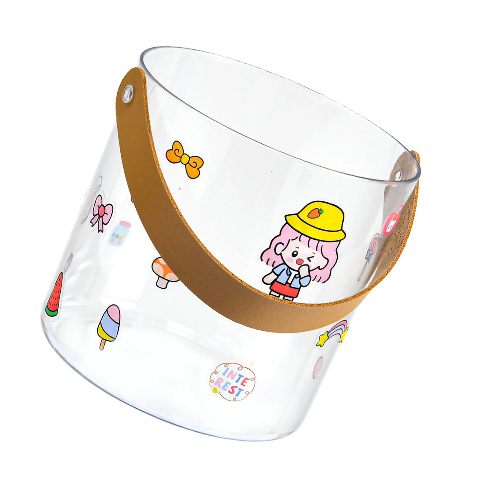 ZK20 маленькое ведро для льда домашнее прозрачное вина пикника пива напитков S 13x1 3