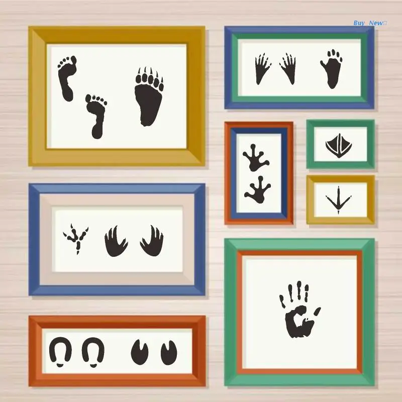 

Animal Paw Print Painting Stencils Reusable Drawing Templates DIY Home Decor 20X