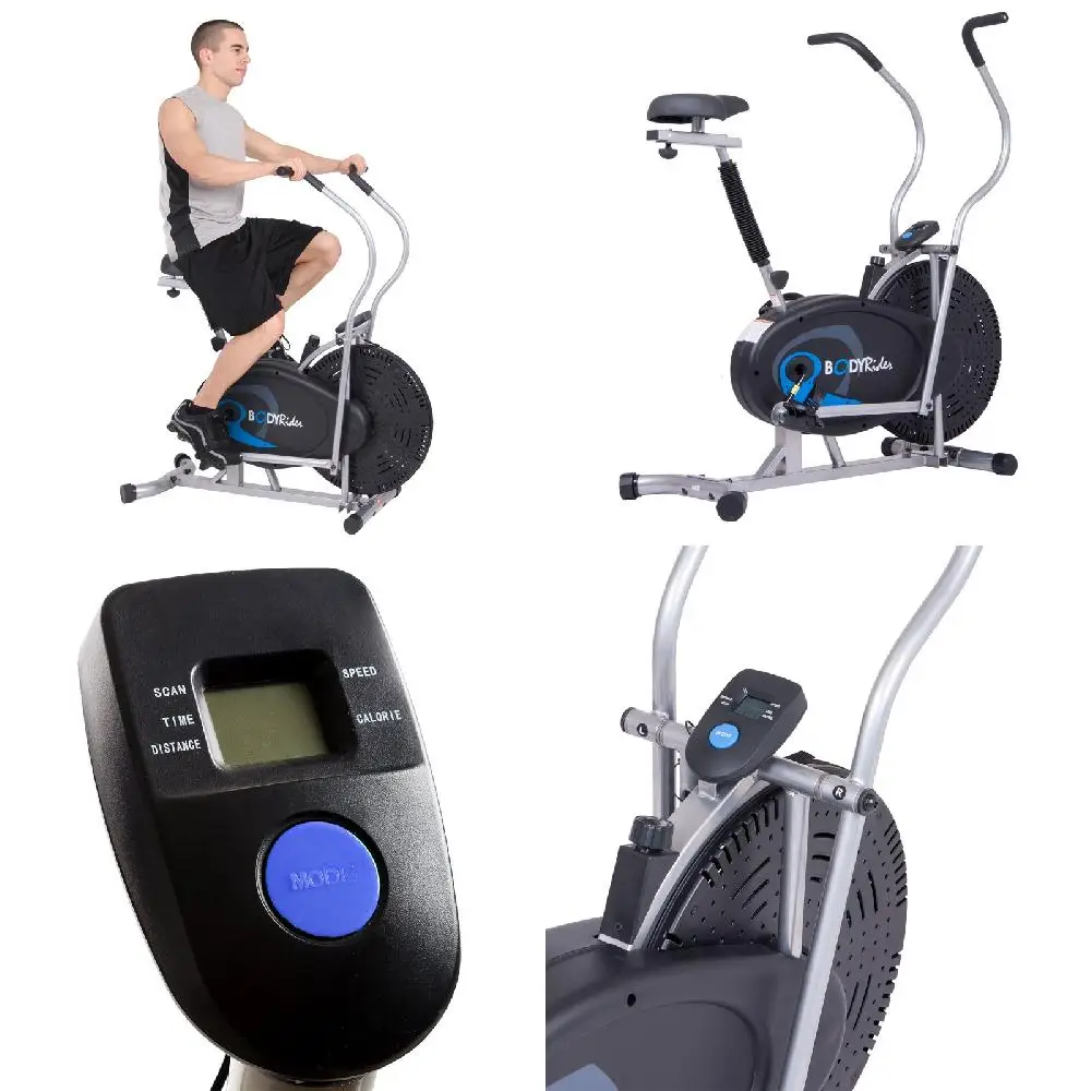 

ner Well-Being Durable, Highly Portable and Quiet Exercise Bike - Upright Fan Stationary Cycling Machine for Home or Gym Workout