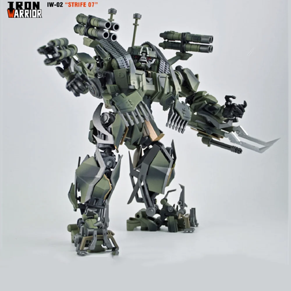 【IN STOCK】Transformation IRON WARRIOR IW-02 IW02 DMK Assembly Brawl Strife07 Action Figure With Box