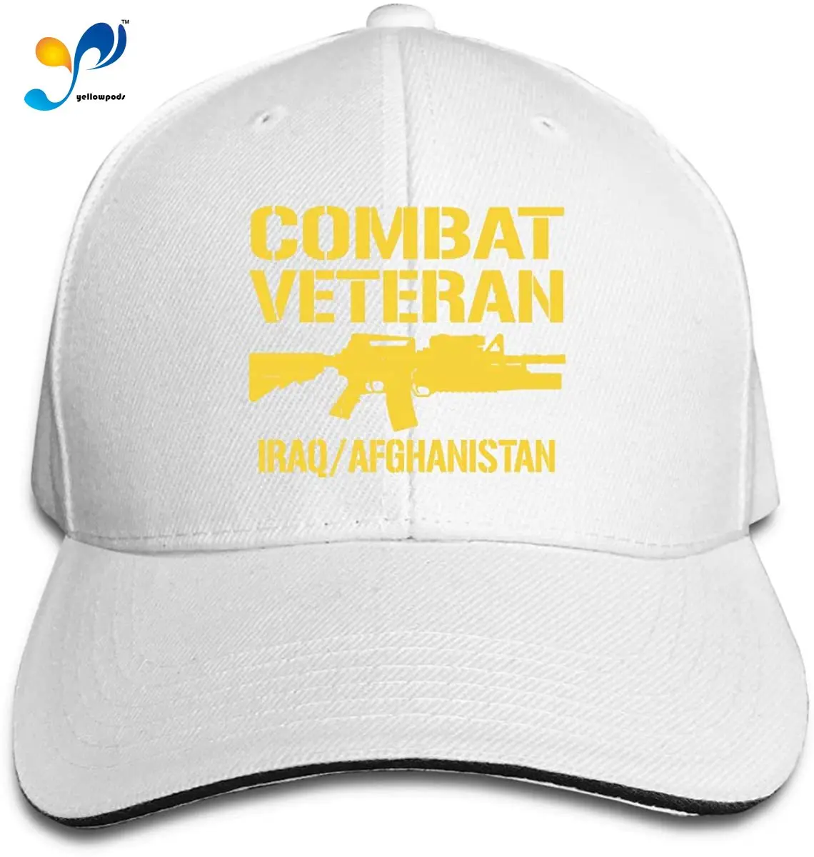 

Combat Veteran Iraq and Afghanistan Men's Women Classical Hat Fashionable Peak Cap Hunting Cap