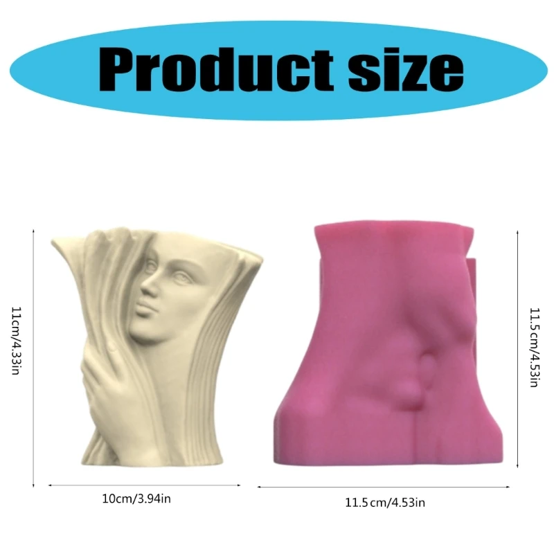 95AB Многоцелевая ваза для лица силиконовая форма универсальный литой набор из