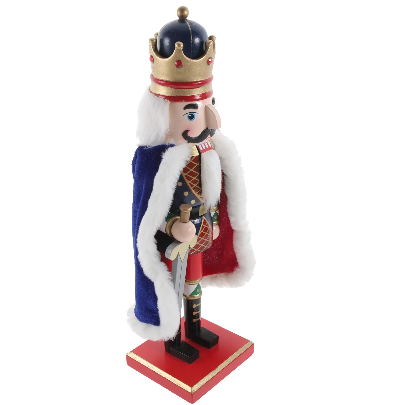 

Christmas Ornament Wooden Nutcracker Tall Small Figures 38cm Nutcrackers Figurine Unique Child