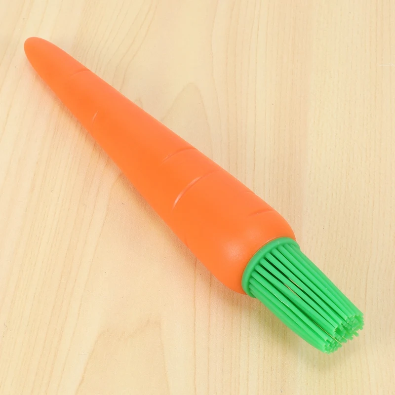 Heat Resistant Barbecue Brush Carrot Silicone Oil Thermosetting Pastry